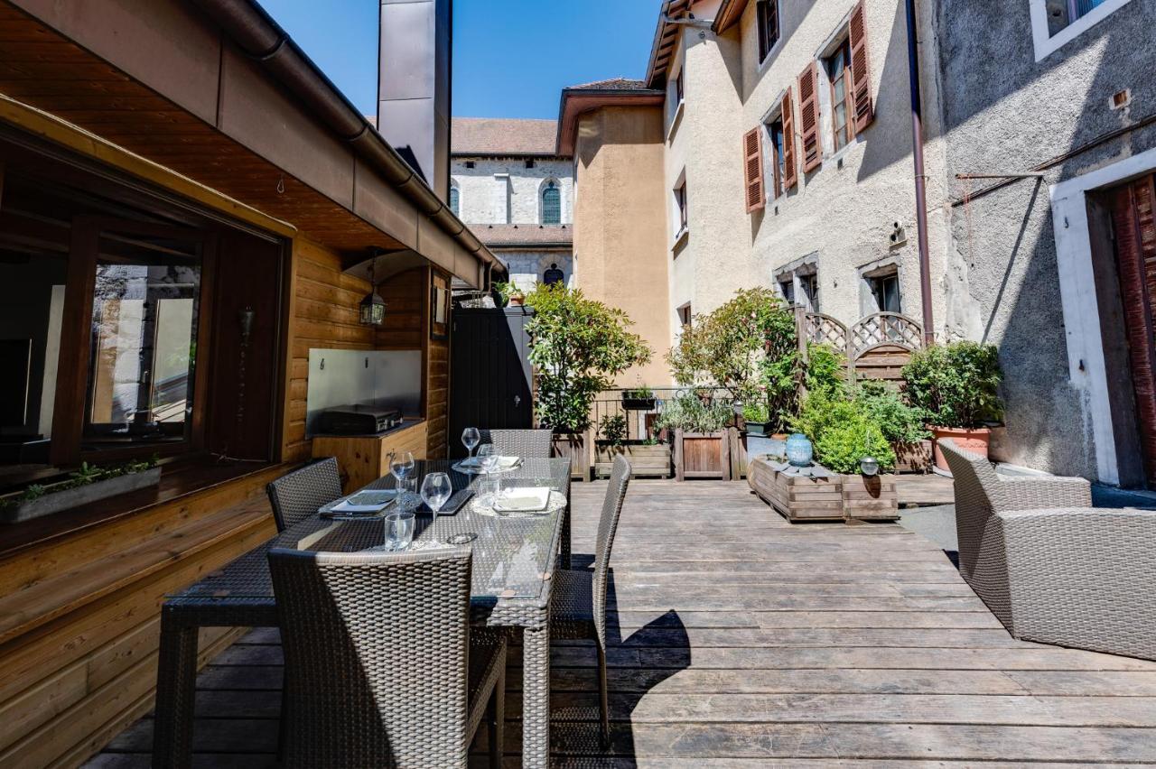 Ferienwohnung La Terrasse Du Vieil Annecy Exterior foto
