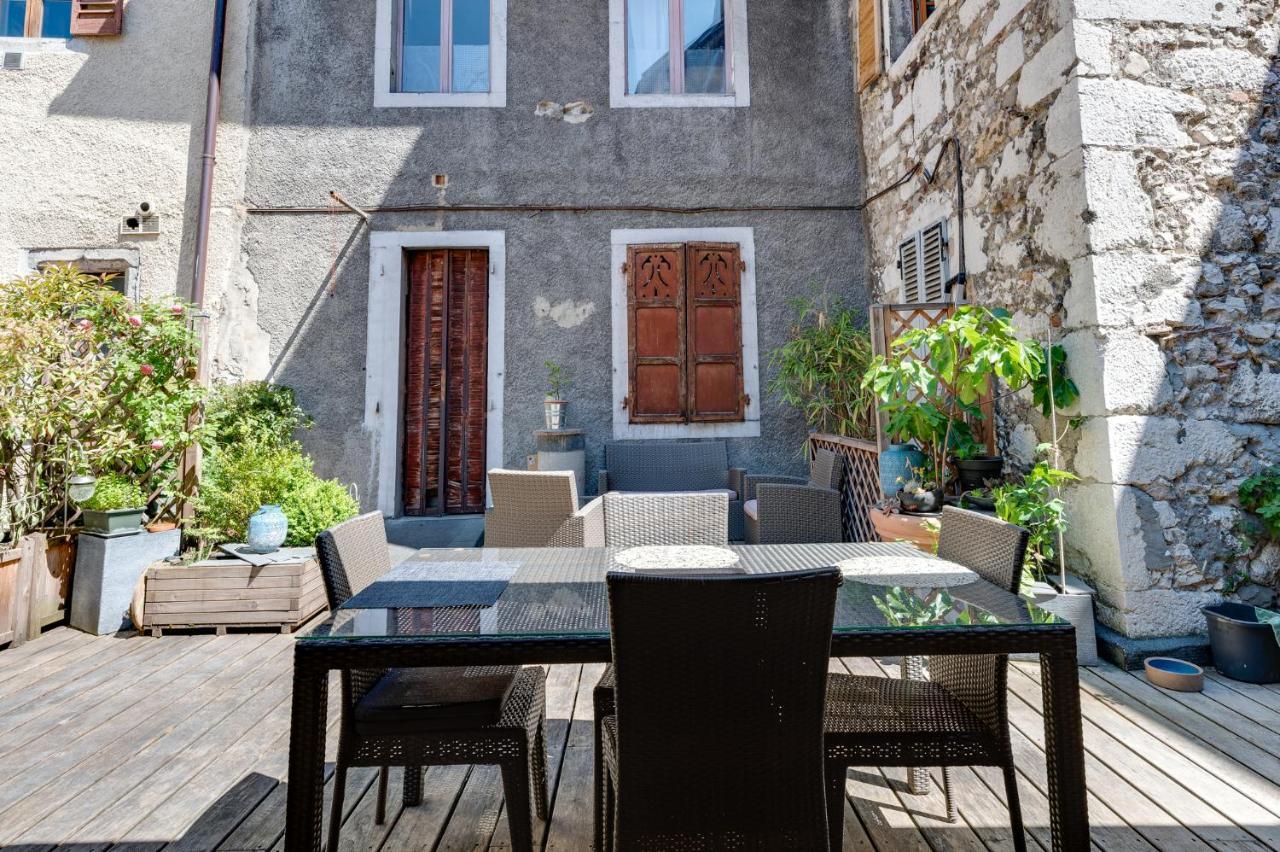 Ferienwohnung La Terrasse Du Vieil Annecy Exterior foto