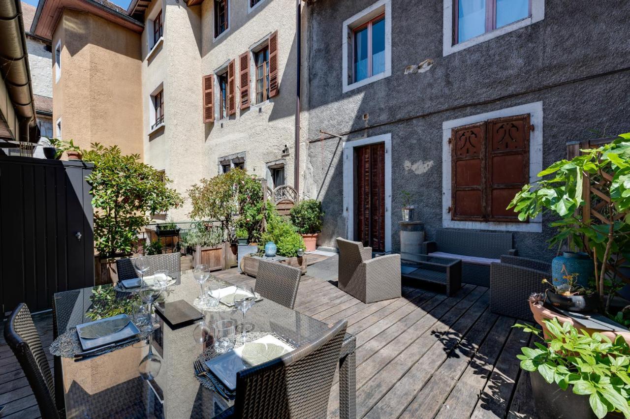 Ferienwohnung La Terrasse Du Vieil Annecy Exterior foto